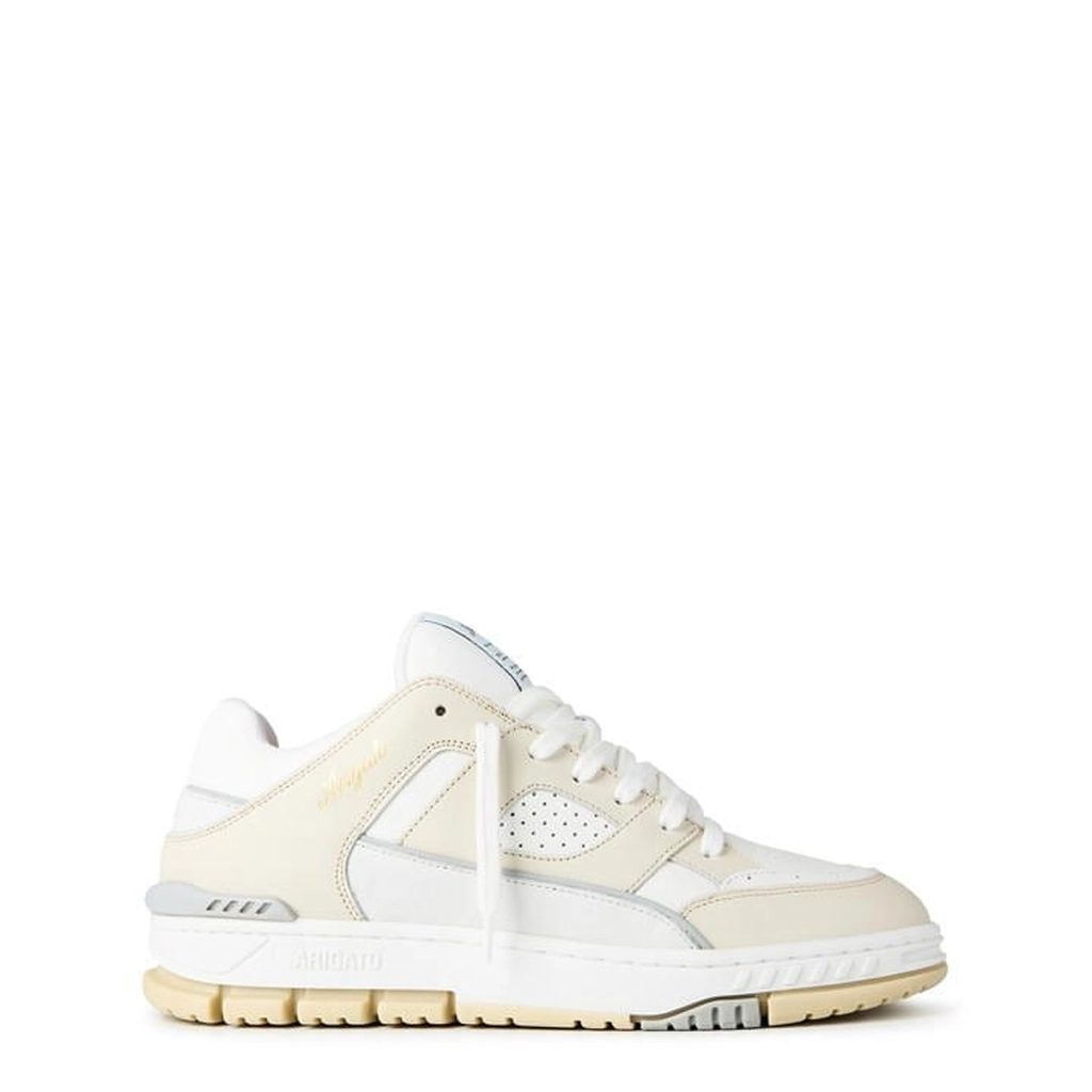 Axel Arigato Mens Baseball-Inspired Area Low Trainers - Cream